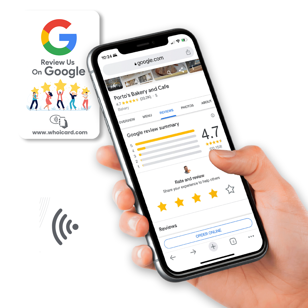 Google Review NFC Card